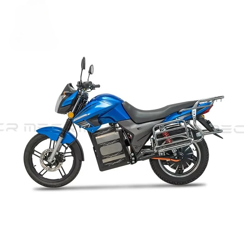 72V 3000W High Speed 85km/h Electric Motorcycle 54Ah Lithium Long Range Adult Street Bike for Delivery & Taxi