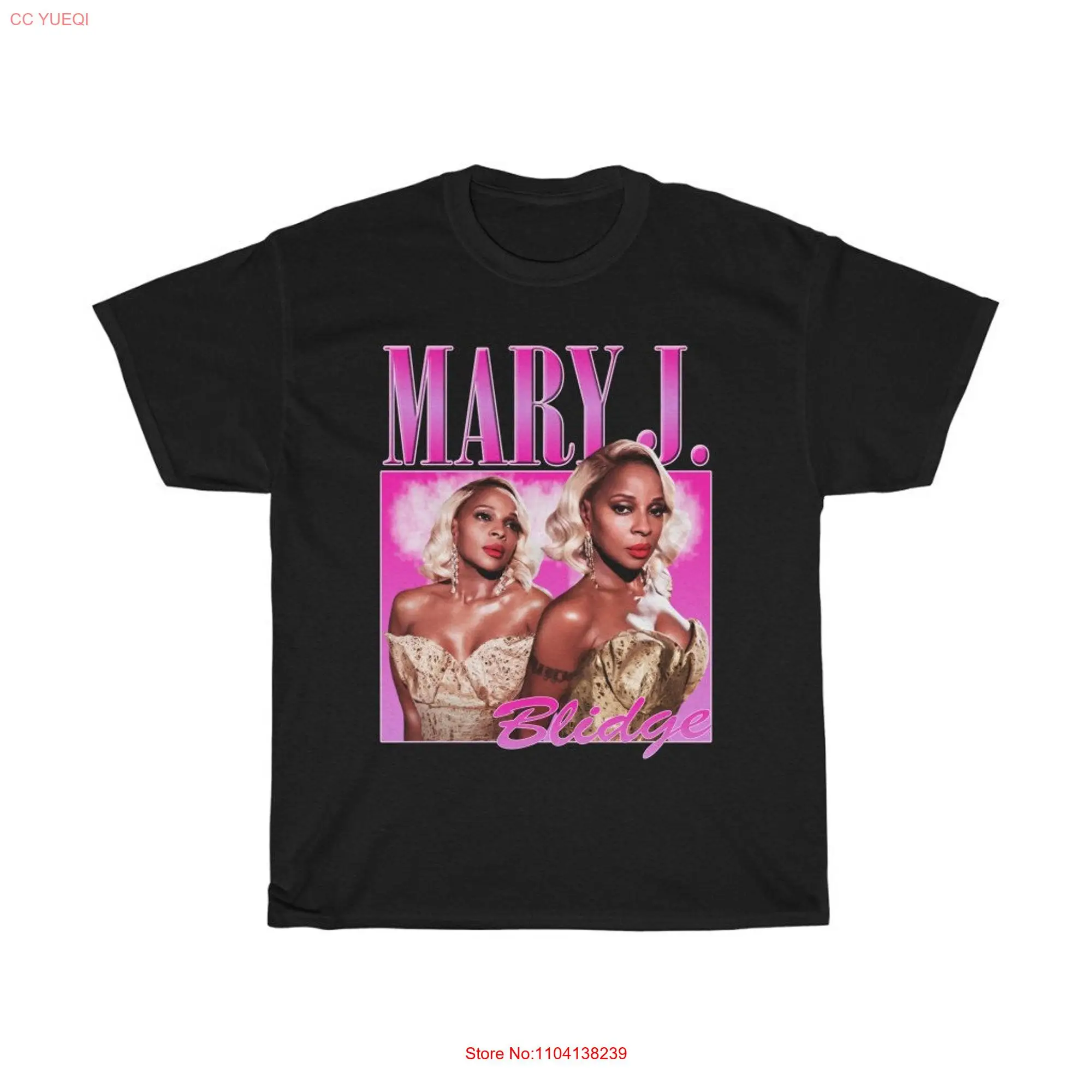 Mary J Blidge shirt T hypebeast vintage 90s rap Best Seller long or short sleeves