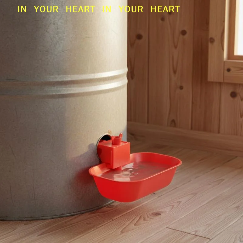 【X】For Cat Dog Chicken Duck Thread chicken feeder Automatic Poultry Drinking Bowls Square Enlarged Thicken Drinking Bowl