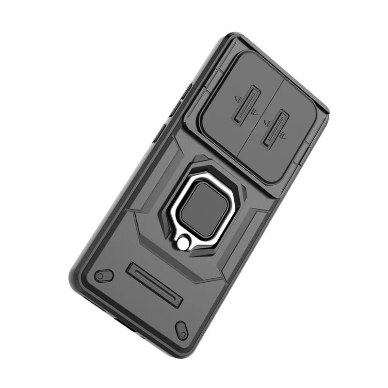 Armor Funda For Xiaomi Redmi Note 14 Pro Plus Note14 5G Case Car Magnetic Ring Protect Cover for Redmy Note 14 Pro+ Lens Capa image 3