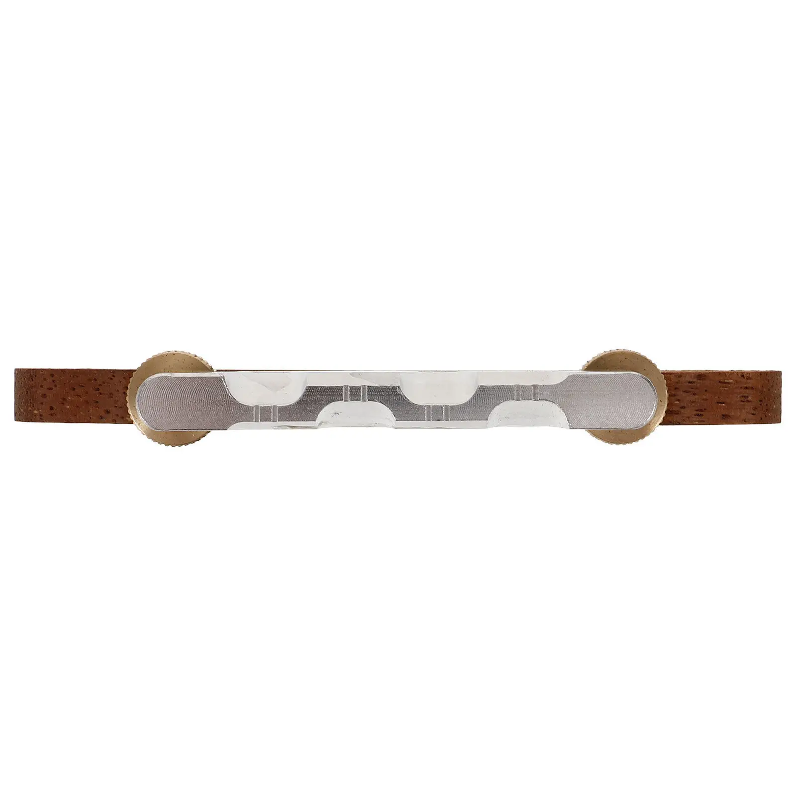 Rosewood Banjo Bridge High Density Wood with Metal Reinforcement Adjustable Saddle Bridge for Enhanced Resonance Banjo Accessory