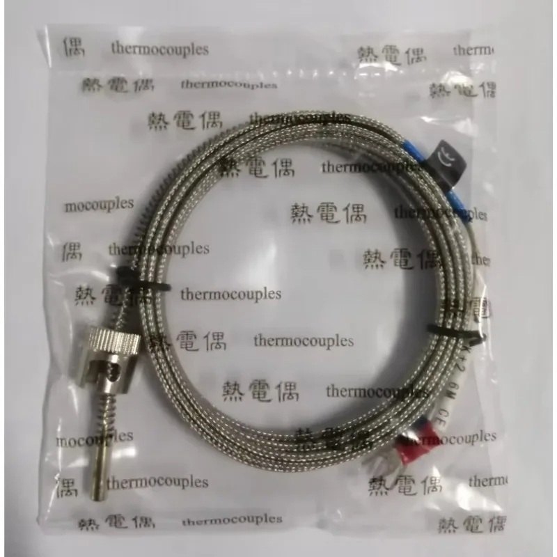 Card head compression spring thermocouple K type temperature sensor temperature sensing shielding compensation line length