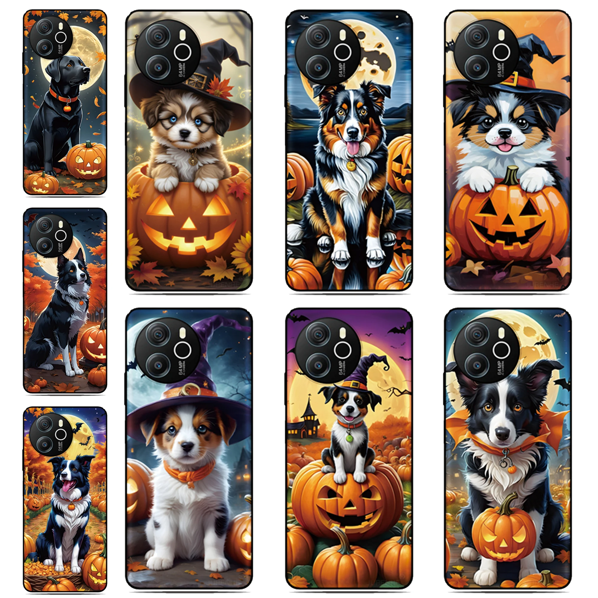 Чехол для телефона Halloween Dog для Cubot X100 A40 A20 A10 Max 5 3 P80 P50 X70 X50 Note 60 50 21 Nothing CMF Phone 1 2 Pro 2a 3a Lite