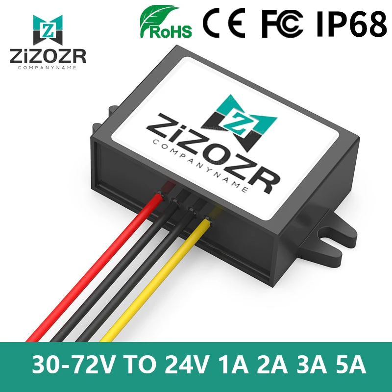 

DC DC Converter 30-72V 48V 60V To 24V 1A 2A 3A 5A 120W Power Voltage Regulator Line Step-Down Transformers Buck Module Reducer