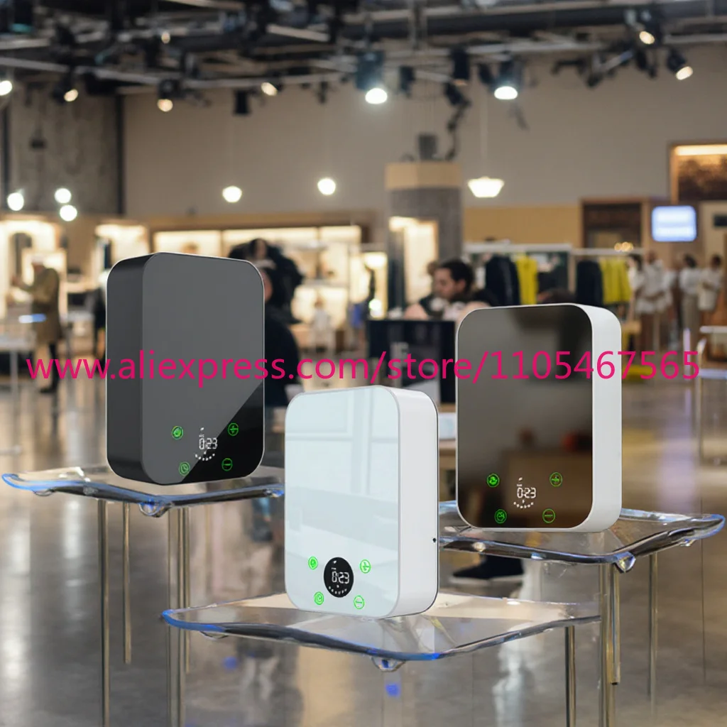 Professional automatic shutdown touch screen oil diffuser atomizer household perfume machine wall-mounted household