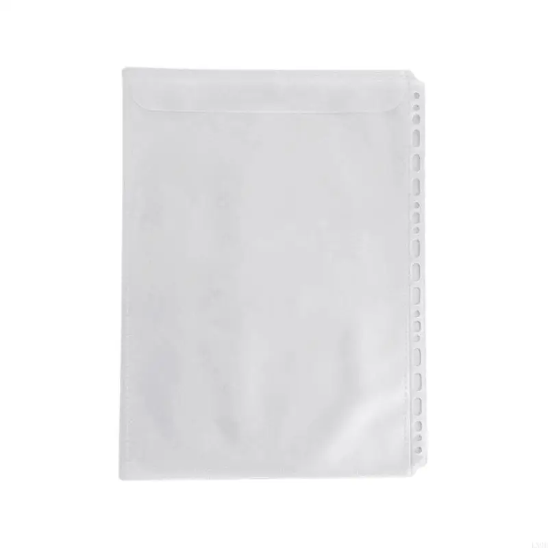 Letter Size File Binder Expanding Document Organizers Refillable 4 Rings Binder Pre-Punched Clear PVC Binder Pocket