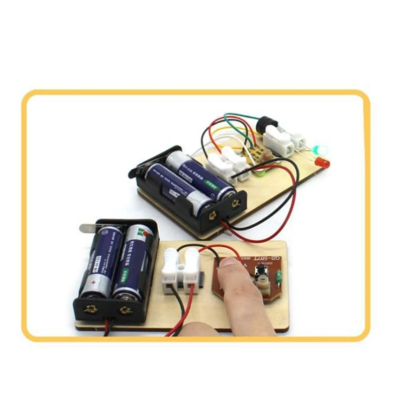 STEM Kits, Learn Morse Code, Build A Telegraph Machine, Electric Circuit Experiment, Electricity Kit(No Battery)