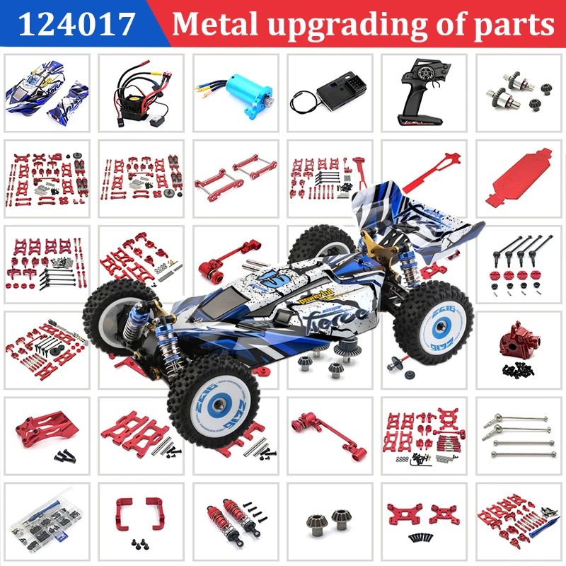 

Wltoys 1/12 124017 124019 124007 Front and Rear Suspension Arm Set RC Car Spare Parts Rc Cars for Adults Car Accessories