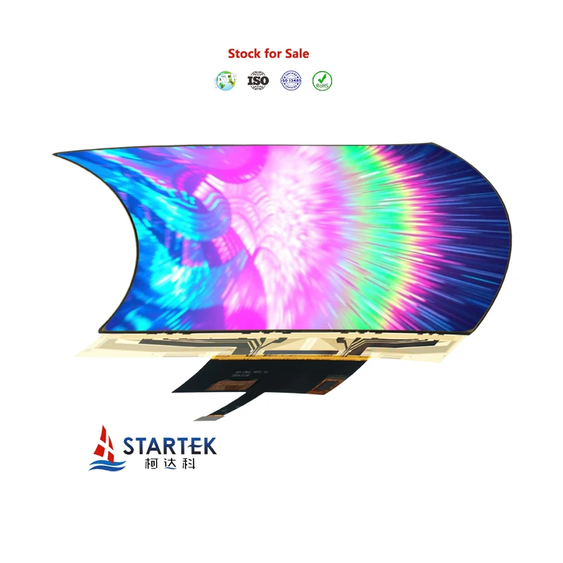 8 Inch 2480*1860 OLED Flexible AMOLED Bendable Display Panel with HDMI Board LTPS LCD Incell Touch Flexible Display
