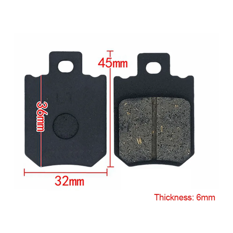 Motorrad-Roller-Bremsbeläge Metall-Trennclip Split-Shrapnel für AB 26 Hintere Bremsbeläge – Detail 2