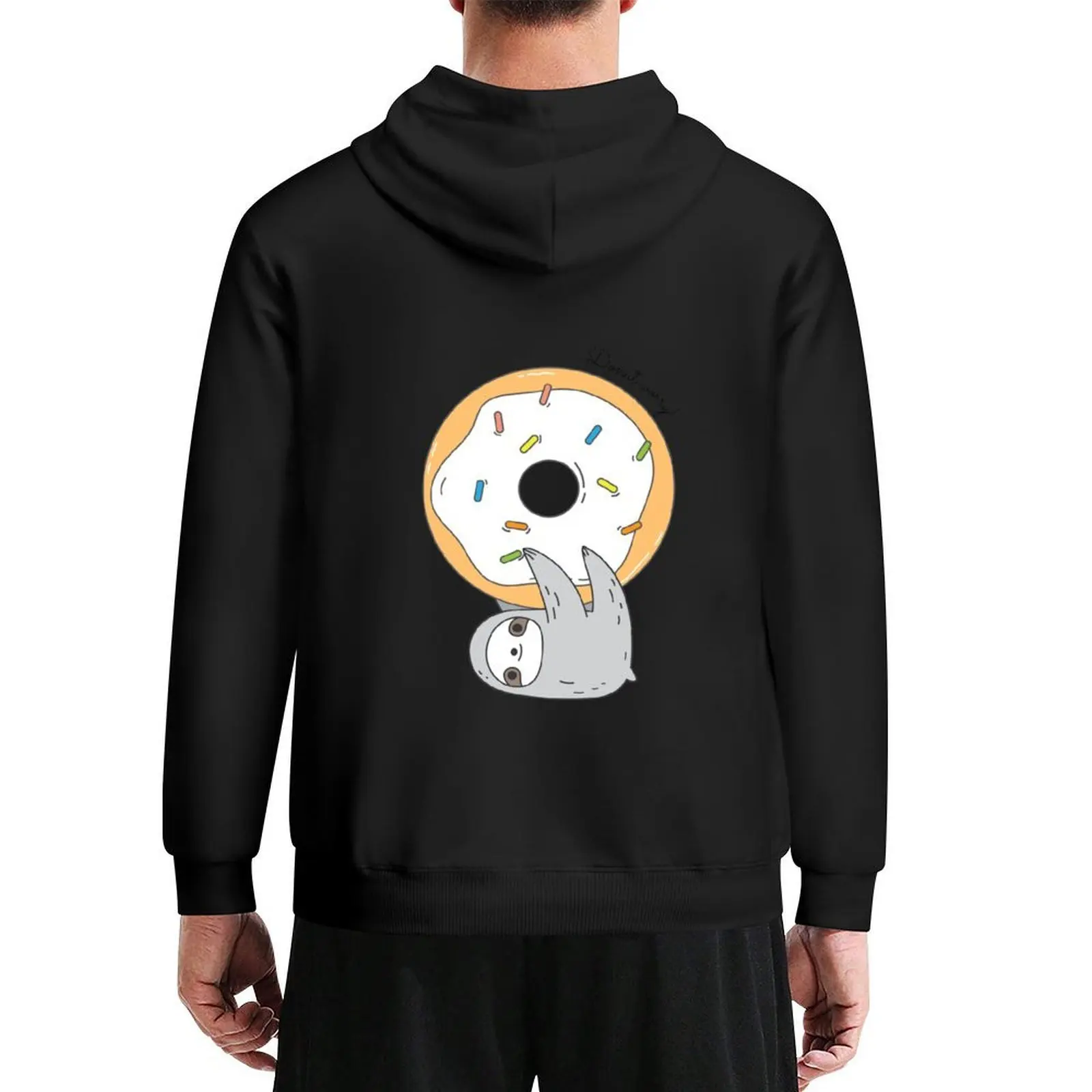 

Donut Sloth Hoodie mens clothes anime clothes men's sweat-shirt set graphic t shirts men man hoodie