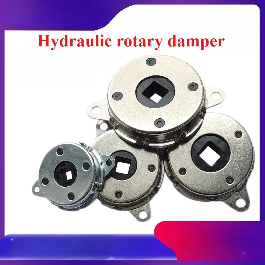 2pcs 1NM Rotating Damper with Torque Bidirectional Flip Cover Slow Return Buffer Cabinet Row Chair Seat Hinge