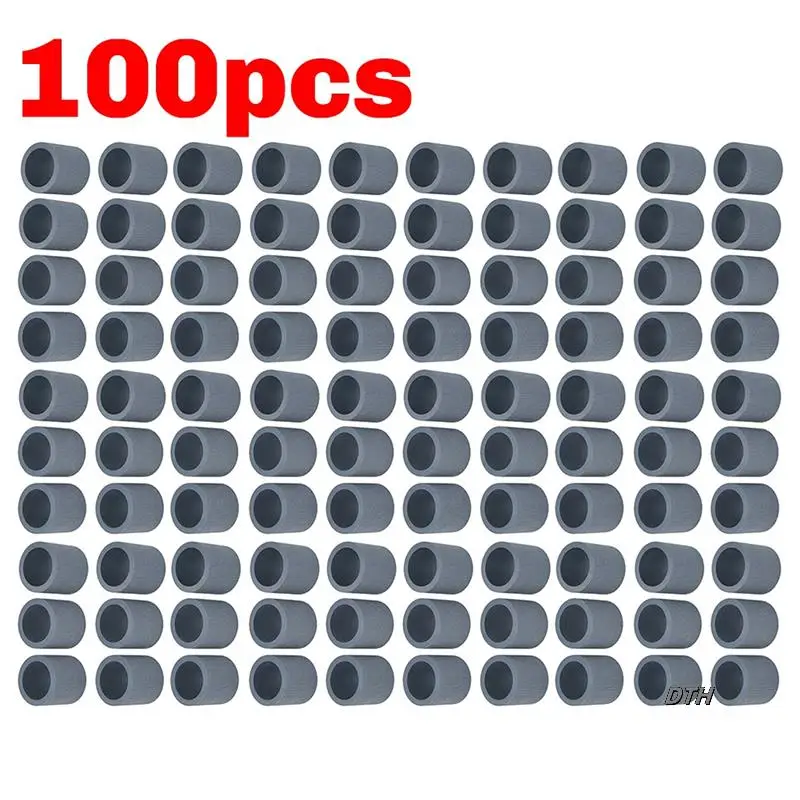 

100PCS Pickup Roller Tire Rubber For HP Models P2035 P2055 P3005 M2727 M401 M425 Replacement Parts RM1-6414-000