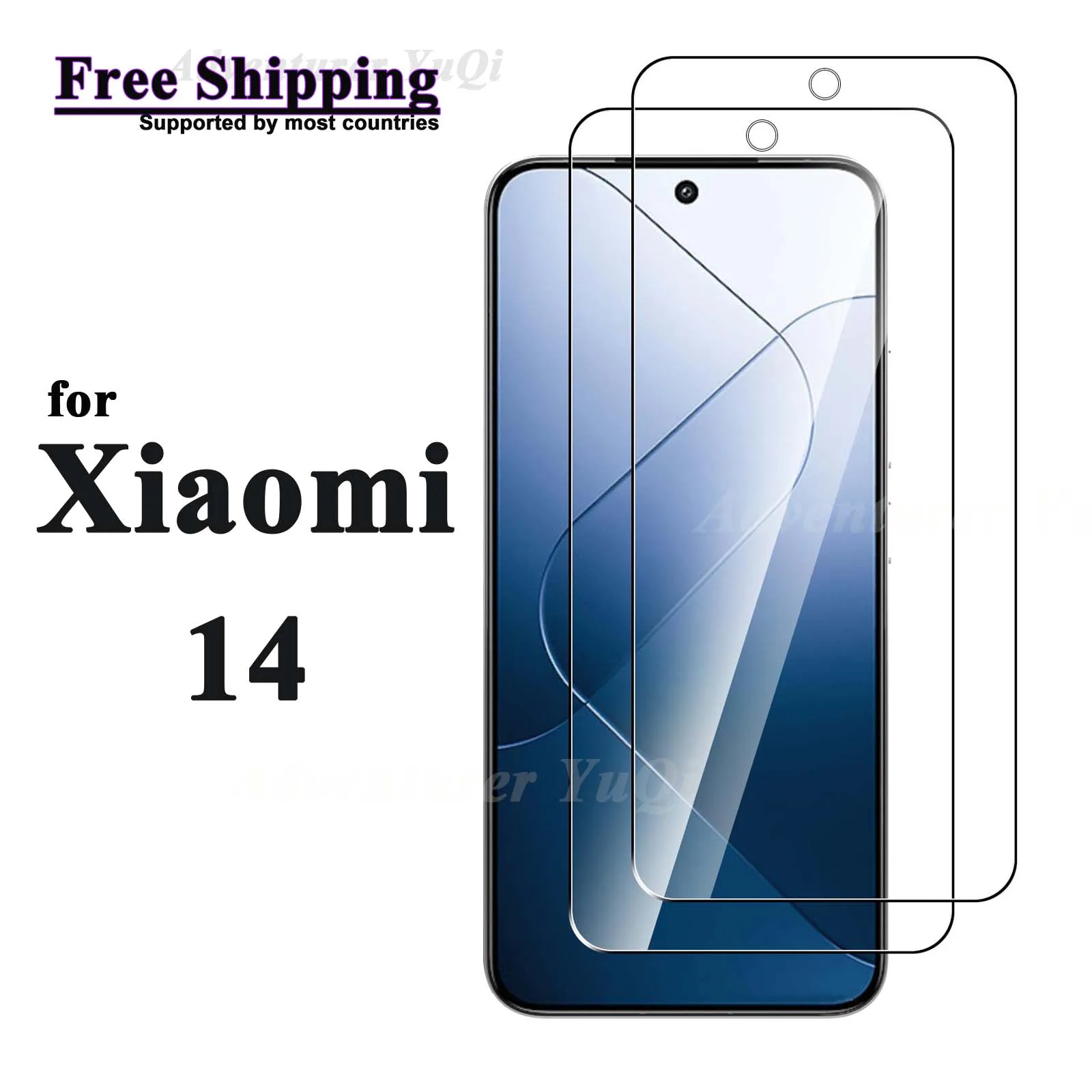 

Защита экрана для Xiaomi 14 закаленное стекло HD 9H Высококачественный Алюминиевый противоударный чехол с защитой от царапин Бесплатная доставка