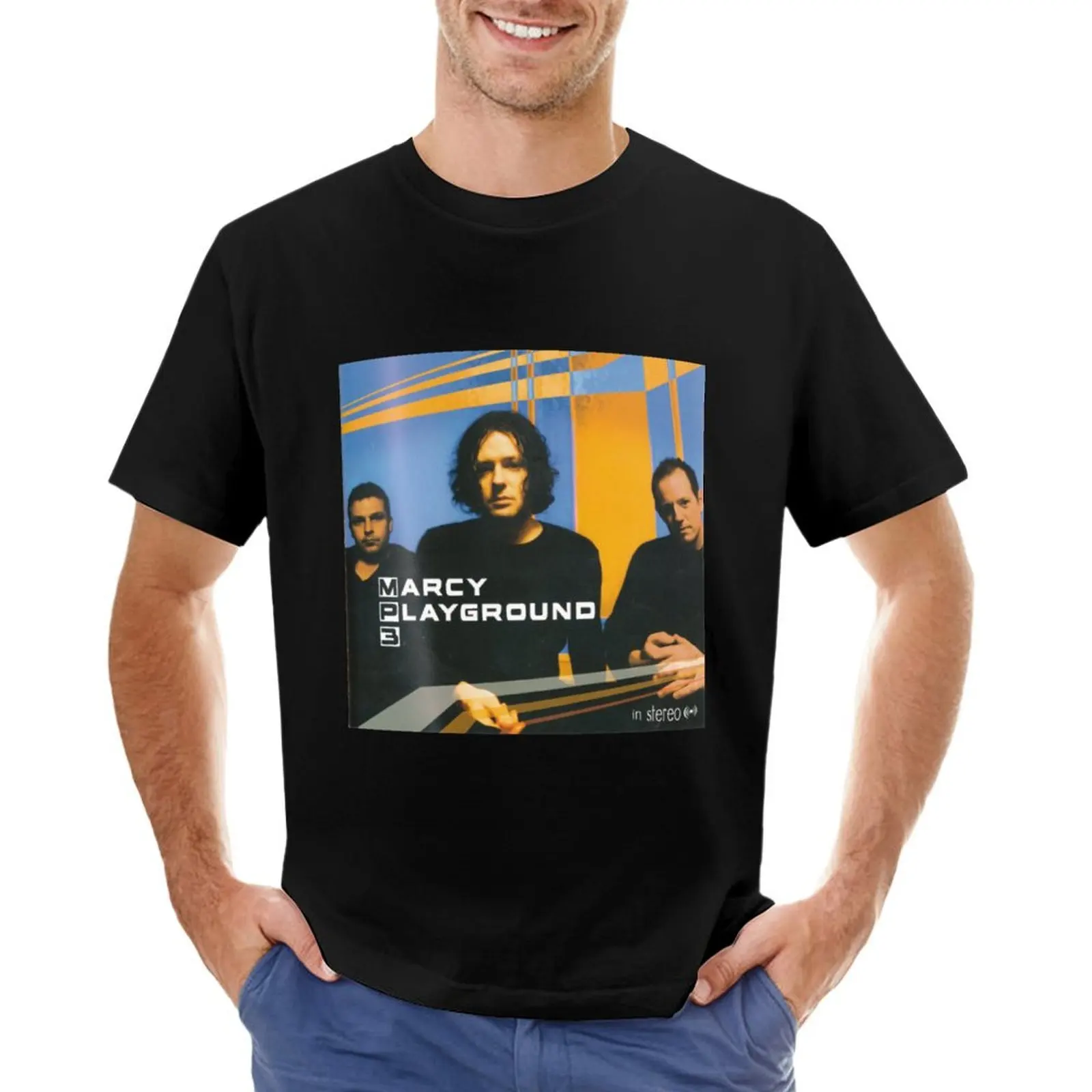 

Marcy Playground - MP3 T-Shirt hippie clothes Short sleeve tee summer tops graphic t shirt vintage t shirts for men