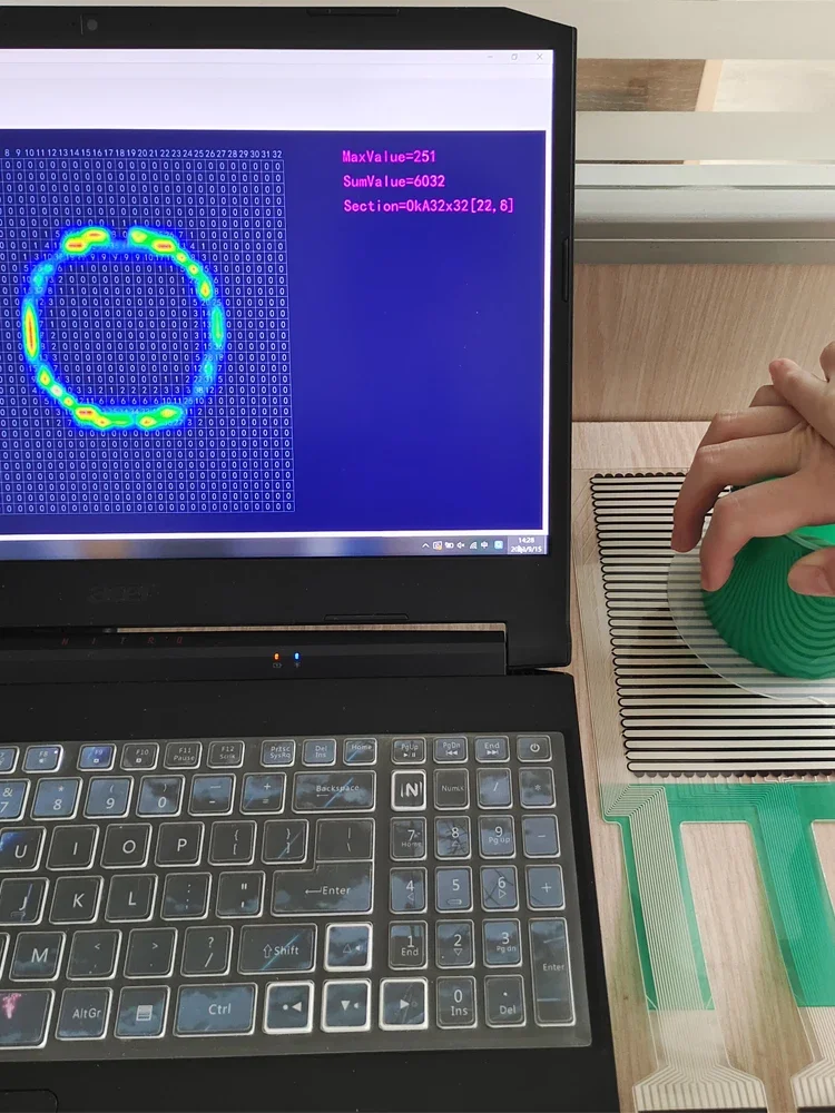 resistive thin film pressure sensor Flexible high density matrix distributed intelligent seat pressure sensitive.