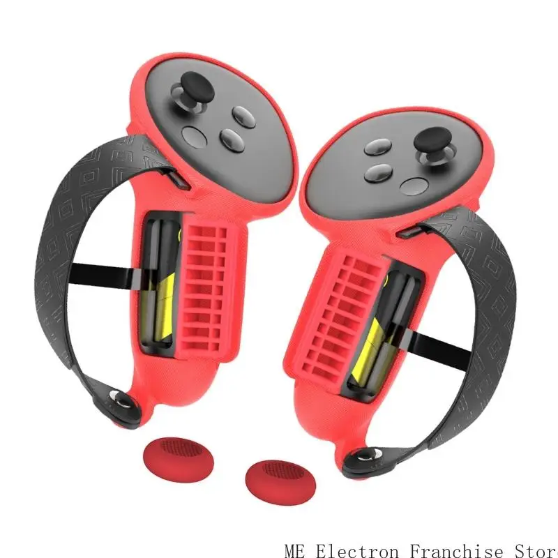 Manga silicone protetora T5ea para Quest3s Resistência a arranhões estendidos