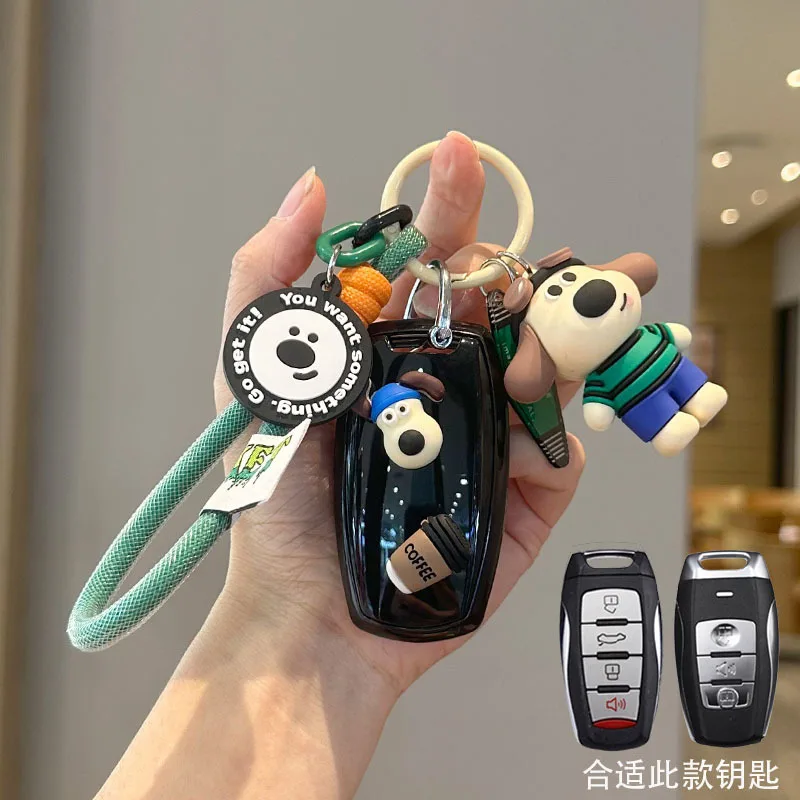 حافظة مفاتيح السيارة من البولي يوريثان غطاء عن بعد شل حامل سلسلة كيرينغ فوب ل GWM هافال جديد H6 HEV PHEV Jolion S Dargo H9 H2 تحوم F7x 2025 #5