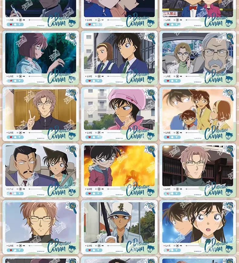 KAYOU Echte Detektiv Conan Karte Name Denken Reveal Paket Halloween Thema Kuroba Kaito Anime Sammlung Karten Spielzeug Geschenke – Detail 17