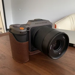 Handmade Genuine Leather Camera case Video Half Bag Camera Bodysuit For hasselblad X1D2 II x1d ii 50C X2D 100C Protective sleeve