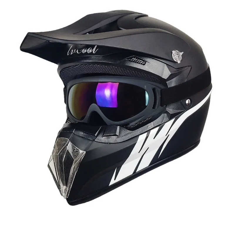 

DOT Certification Go-kart Helmet Cross-country Motorcycle Full Helmets Beach Mountain Bike Universal Seasons Capacetes De Moto