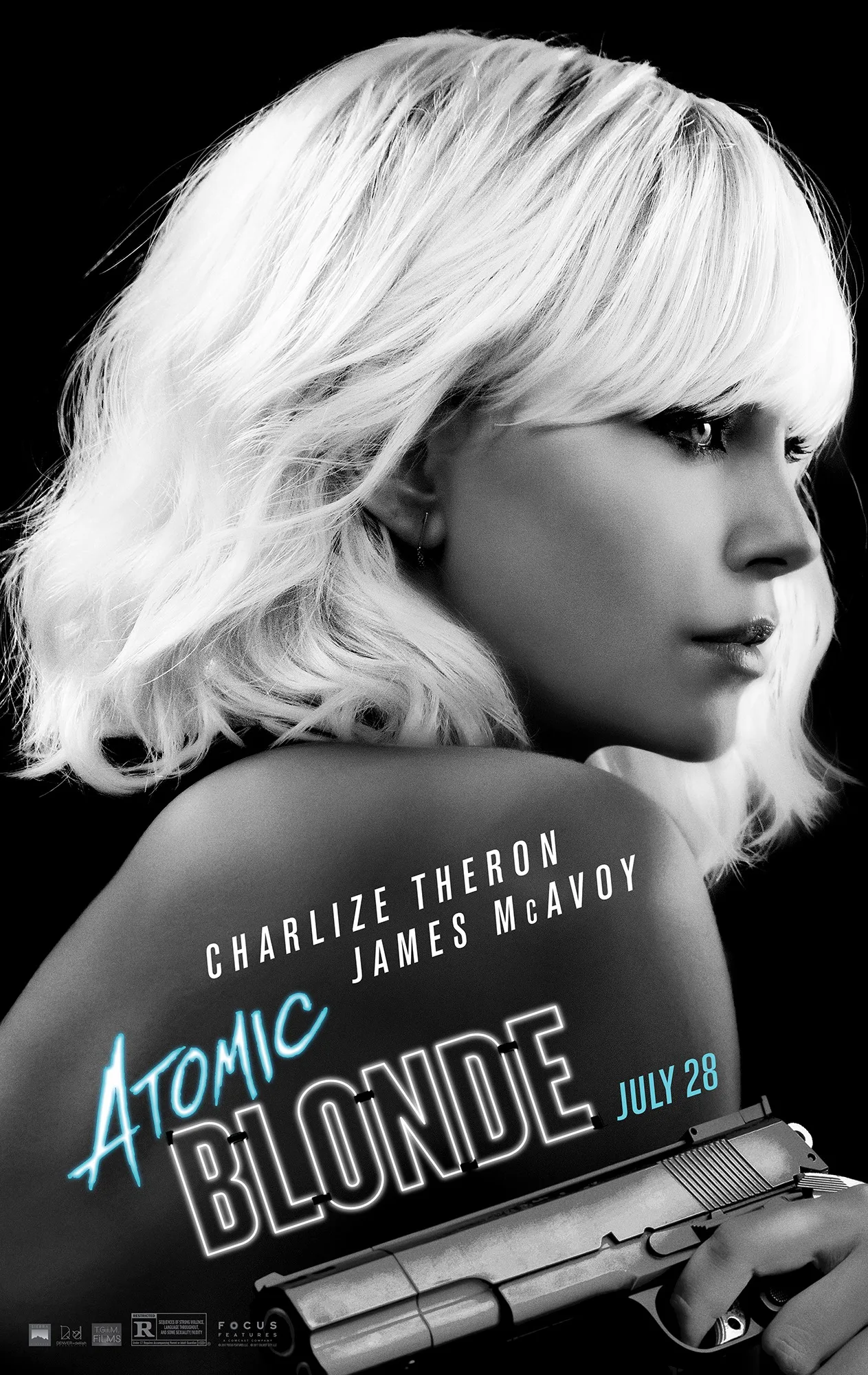 Movie Atomic Blonde (2017) Poster Prints Wall Sticker Home Decor