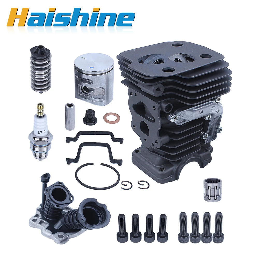 Cilindro Piston Intake Boot Gasket Kit 42 mm Apto para Motosserra Husqvarna 445 450 445e