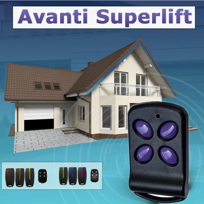 Avanti Superlift Tx4 Garage Door Gate Remote Control 433mhz Remote Contro Garage Door Gate Duplicator Key Remote Open