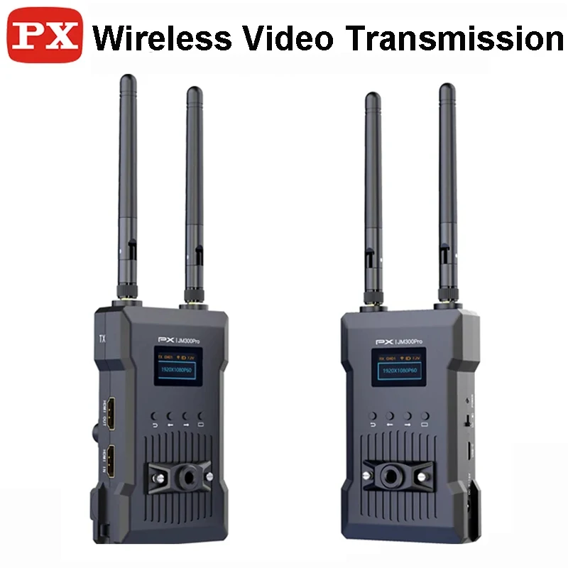 PX JM300 Pro Wireless Video Transmission System HD Live Mobile Phone Tablet APP Monitoring Simultaneous Interpreter