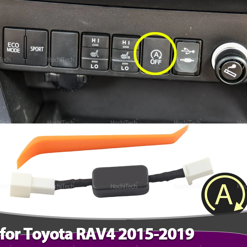 For Toyota RAV4 2015 2016 2017 2018 2019 Automatic Stop Start Engine System Off Device Control Sensor Plug Cancel Cable