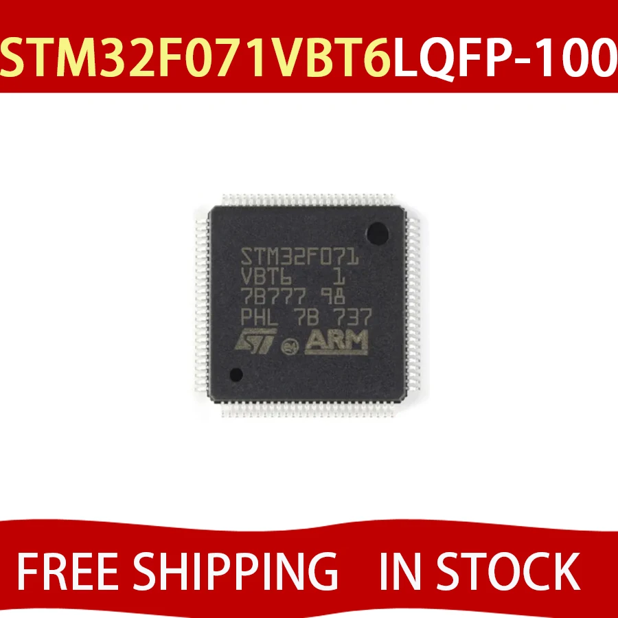 2PCS STM32F071VBT6 LQFP-100 microcontroller chip original