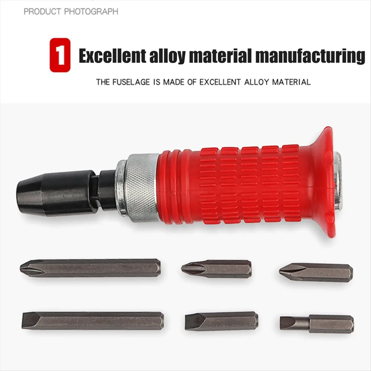 【Clearance Sale】7-Piece Impact Screwdriver Set Impact Screwdriver Impact Screwdriver Stubborn Rust Dead Screwdriver Percussion B