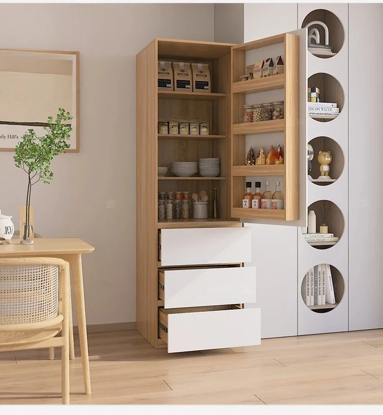 

Snack Cabinet Storage Cabinet Dining Side Living Room Locker Against the Wall Locker Sundries Kitchen