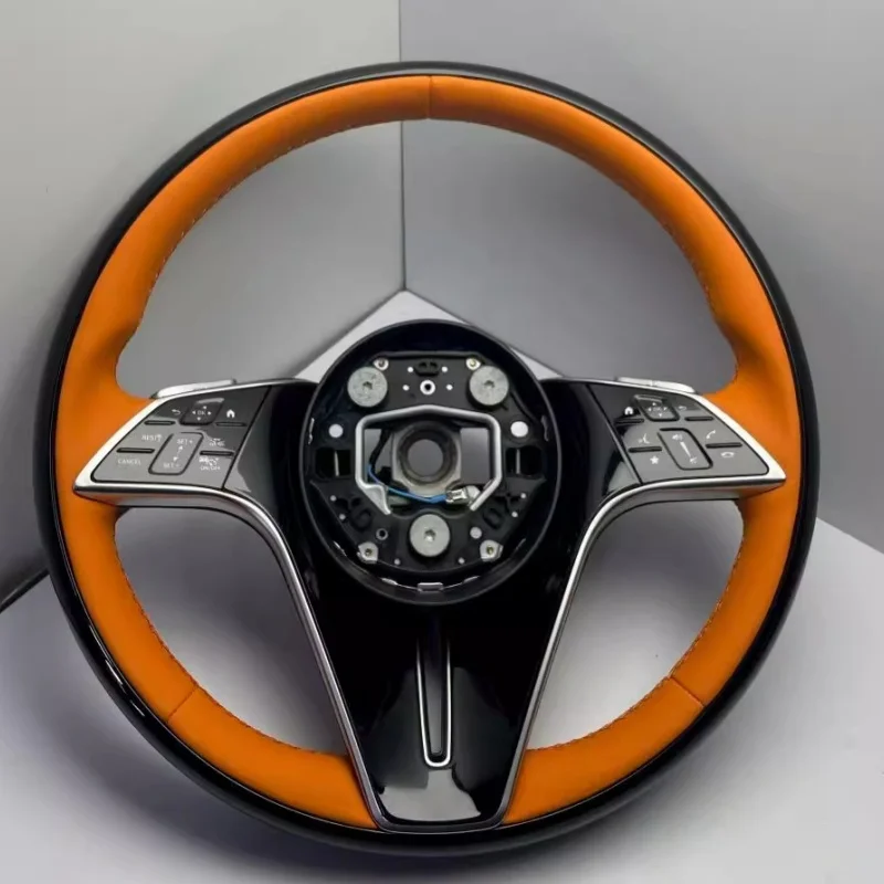 Suitable for Mercedes Benz B C S  CLS W172 W218 W176 W246 W222 W156 W251 GLS Customized butterfly Style Leather Steering Wheel