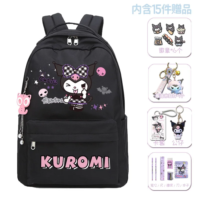 Sanrio New Clow M Student Schoolbag Shoulder Pad Casual and Lightweight Cute Cartoon Large Capacity Backpack