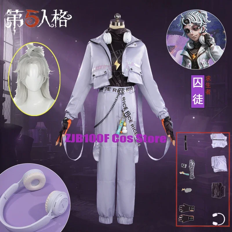 

Желтая утка Лука Бальза косплей игра Identity V костюм с капюшоном униформа парик комплект аниме заключенный косплей вечерние наряд для мужчин