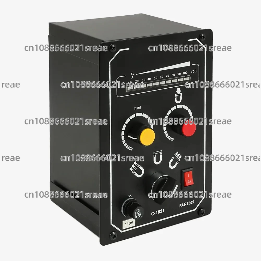 110V 10A Electro Magnetic Chuck Controller Magnetic Force Add-on with LED Display Fit for All Kinds of Electromagnetic Chucks