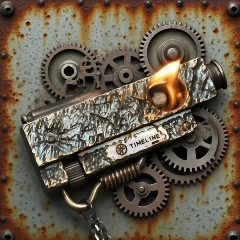 

Barrett hand carved vintage gasoline lighter, brass carved creative lighter, collection hobby, smoking accessories, men's gift