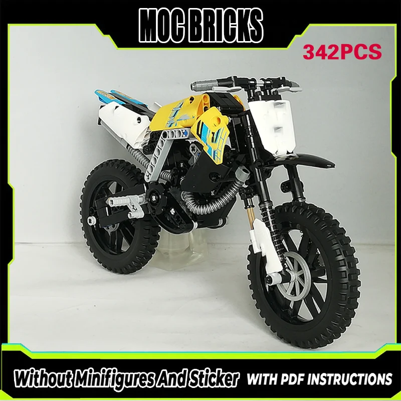 

City Car Model MOC Building Bricks RM-Z450 Climbing Motorcycle Modular Technology Gifts Holiday Assemble Children Toys Suit