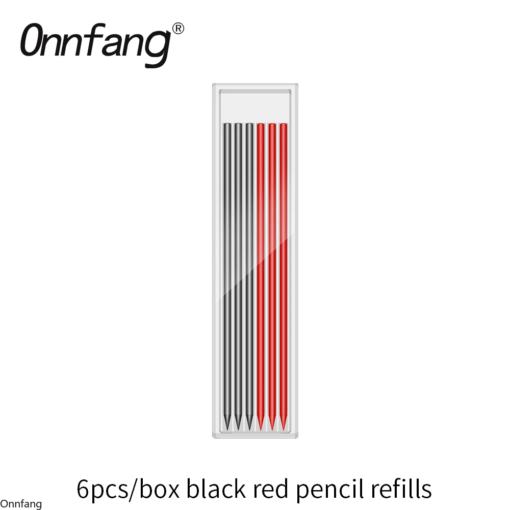 Hot 2.8mm Marking Mechanical Pencil Solid Carpenter Scriber Carpenter Scriber with Sharpener for Woodworking Drawing Stationery