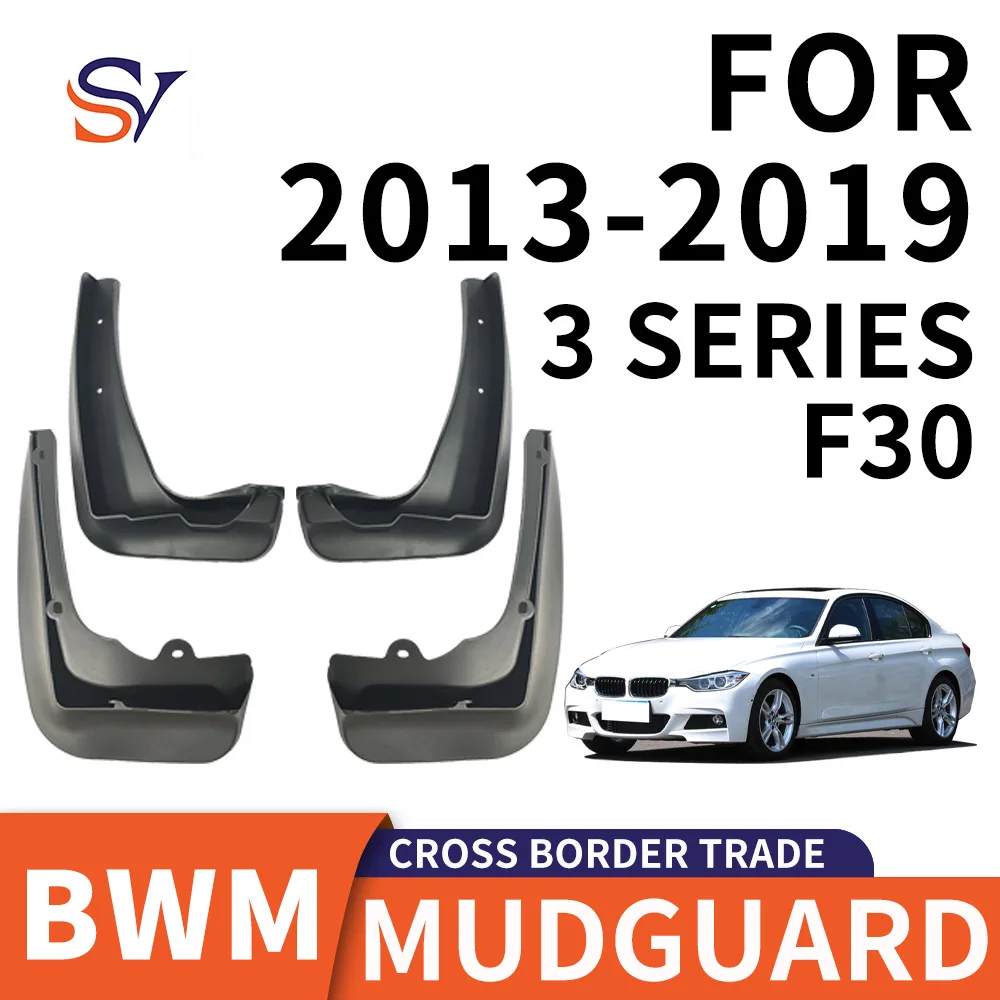 

Car mudguard is Suitable for 2013-2019 BMW three series F30 car tires PP soft rubber material fenderscar accessoriesmud flaps