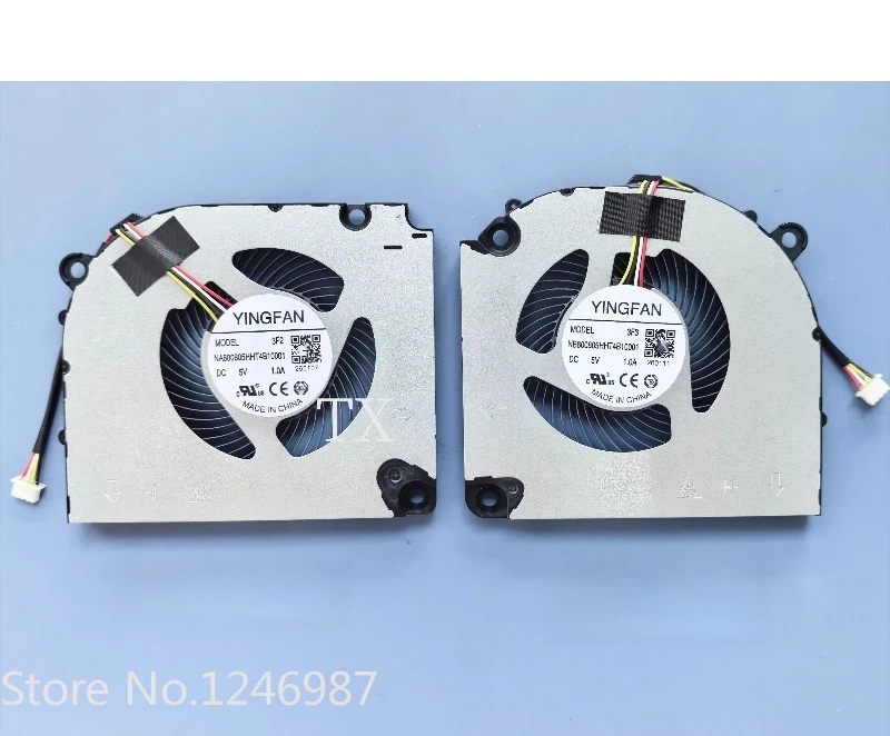 New CPU GPU Fan for YINGFAN NA800805HHT4B10001 3F3 3F2