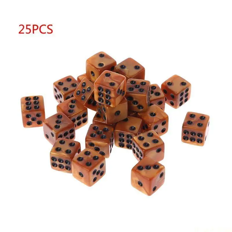 

M5TC 25 шт./компл. игровые кости номер 12 с квадратной полосой для творческих игр в кости для вечеринок и клубов