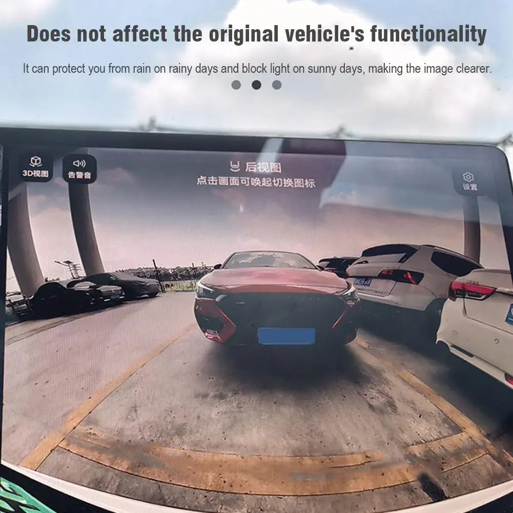 لسيارة عكس الكاميرا غطاء للمطر كاميرا خلفية للسيارة غطاء للمطر 360 درجة عرض سيارة كاميرا الرؤية الخلفية حماية تقليم الغبار درع