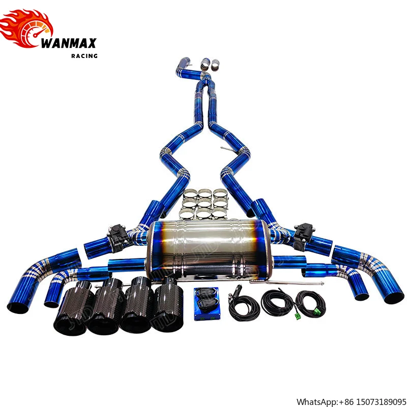 Titanium Valved Catback Exhaust for  M240i M340i  G20 G28 G42 2022+ - Electric Remote Control Sport Exhaust System