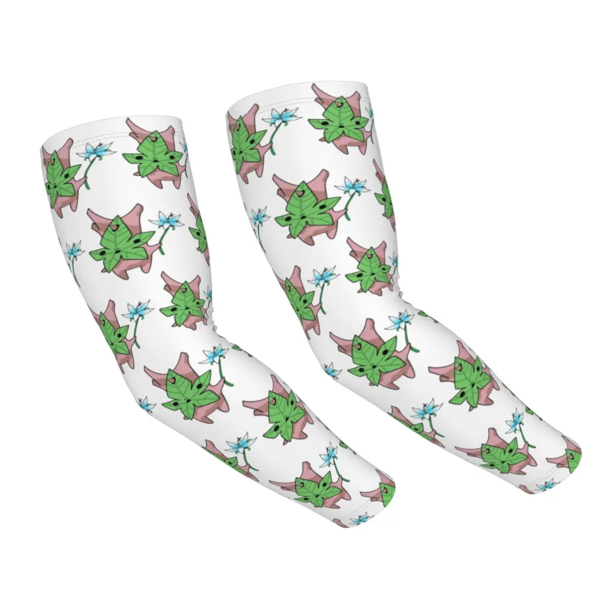 

Korok Botw уличные рукава для защиты от солнца и ультрафиолета, летние рукава из ледяного шелка для езды на велосипеде с татуировкой