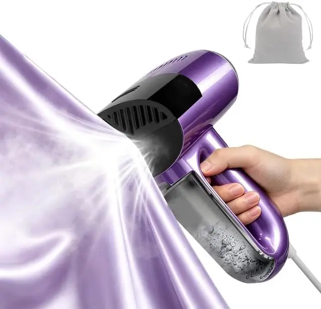 1200W Powerful Adsorption Vacuum Steamer 2 in 1 Steam Ironing Dry Ironing Handheld Garment Steamer Smooth Out Stubborn Wrinkles