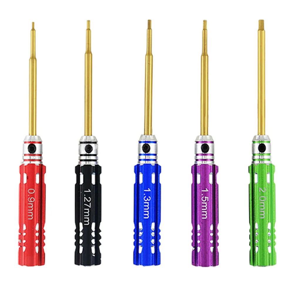 Nutdrivers Hex Screwdrivers Precision Engineering 0.9-2.0mm Bench Work For RC Model Screw Driver Hexagon Wrench