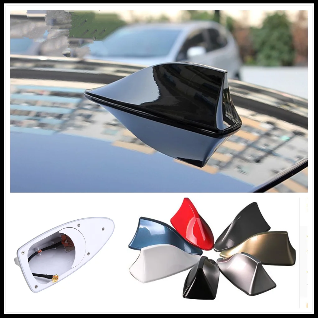 Car styling Shark Fin Antenna Auto Radio Signal Aerial Roof fordODGE JCUV Journey RAM GMC Infiniti Q50L QX50 QX60