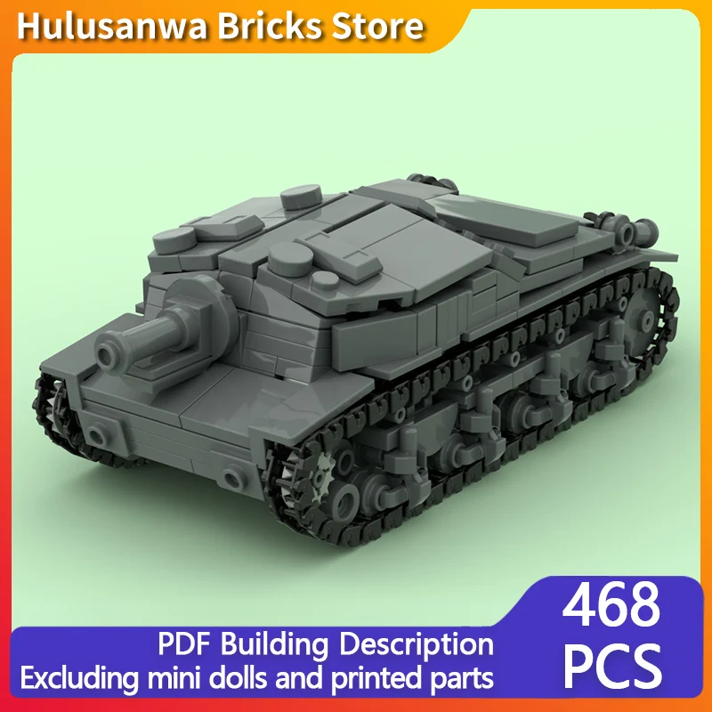 

M43 WW2 Military Tanks Model MOC Building Bricks War Equipment Modular Technology Gifts Holiday Assemble Children Toys Suit